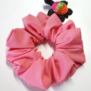 8 for $15 * Jumbo Coral Pink Scrunchie